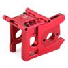 Center Diff Mount Center Diff Cover Sliding Motor Mount and Plate Alum ARA320499 ARA320468 ARA320469 for Arrma Kraton Typhon Outcast 6S Felony Talion Mojave Upgrade Parts (Red) view 2