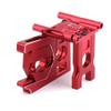 Center Diff Mount Center Diff Cover Sliding Motor Mount and Plate Alum ARA320499 ARA320468 ARA320469 for Arrma Kraton Typhon Outcast 6S Felony Talion Mojave Upgrade Parts (Red) view 4