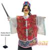 A-ONE Handcraft Glove Puppetry Comedic Figure Master Strategist, Chinese Style Interesting Amusing Character for Desktop Dcor Decoration HP08 view 2