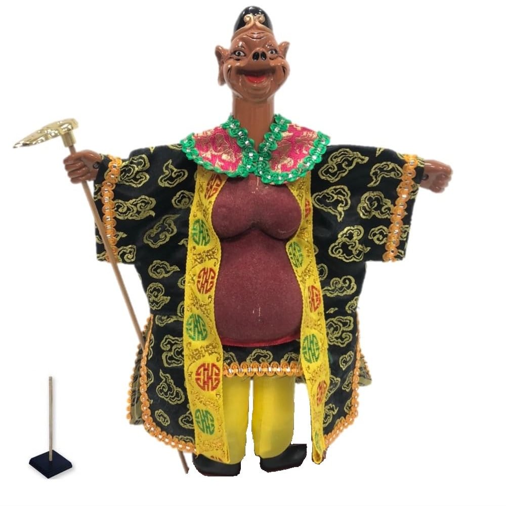 A-ONE Pigsy Hand Puppet Show Chinese Traditional Handicraft, Zhu Bajie Journey to The West Oriental Collectible Doll for Interior Doll for Room Dcor U06