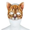 Alodidae 3 PCS Realistic Cat Mask White Black Orange Animal Head Masks Halloween Novelty Costume Accessory view 3