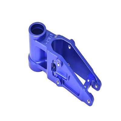GPM Upgrades Aluminum 7075 Front Bulkhead for 1/4 Promoto MX Motorcycle RTR FXRLOS06000/1/4 Promoto MX Motorcycle RTR FXRLOS06002 RC Car (Blue)