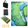 26PCS Golf Game Set - Golf Hitting Mats & Royale Golf Set & Golf Practice Mats for Adults Family Kids Outdoor Play view 1