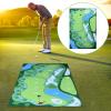 26PCS Golf Game Set - Golf Hitting Mats & Royale Golf Set & Golf Practice Mats for Adults Family Kids Outdoor Play view 3