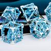 ARUOHHA Hollow DND Dice Set Silver Blue 5-Headed Dragons D and D Dice with Gift Box, Role Playing Games 7PCS Metal Dungeons Polyhedral Dice RPG Dice Set D20 D12 D10 D8 D6 D4 view 4
