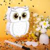Aoriher Owl Piata with Stick Blindfold Confetti 3D White Snowy Owl Piatas Set for Woodland Forest Wizard Animal Party Shower Game Birthday Party Decorations Supplies view 4