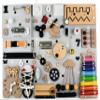 Interactive Busy Board for Toddlers Montessori Toy 1st Birthday Gift Personalized Sensory Board Baby Shower & Toddler Gift view 1
