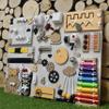 Interactive Busy Board for Toddlers Montessori Toy 1st Birthday Gift Personalized Sensory Board Baby Shower & Toddler Gift view 2