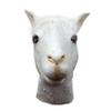 Alpaca Head Mask Halloween Party Costume Funny Alpaca Full Face Masks Animal Latex Mask Cosplay Dress Up Costume Props view 1