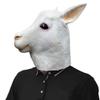 Alpaca Head Mask Halloween Party Costume Funny Alpaca Full Face Masks Animal Latex Mask Cosplay Dress Up Costume Props view 2