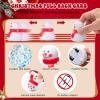 Shappy 24 Pcs Christmas Pull Back Cars Toys Bulk Plastic Tiny Toy Snowman Santa Claus Powered Cars for Party Favors Gifts Christmas Stocking Stuffers Prizes view 3
