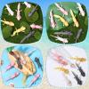 Shappy 24 Pcs Valentines Axolotl Party Favors Mini Axolotl Animals Keychains Bulk Gifts Cute Soft Pink Miniature Animal Figurines for Valentine's Day Birthday Party Decorations Supplies view 4