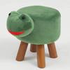 BABYCE Ottoman Stool Animal Shaped Ottoman,upholstered Tray Ride-on Footrest Stool Solid Wood Padded Seat Bench Storage Footstool view 1
