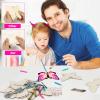 16 Pack Butterfly Wind Chime Kits Butterfly Crafts for Kids Make Your Own Butterflies Wind Chime Wooden DIY Arts and Crafts for Spring Summer Party School Classroom Decorations Supplies Birthday Favor view 3