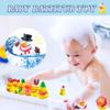 30Pcs Christmas Rubber Ducks,Mini Christmas Ducks Bath Toys Assorted Duckies (2") for Kids,Christmas Party Favors,Christmas Stocking Stuffers,Xmas Gifts view 4