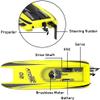 QIYHBVR Brushless RC Boat, Fast Remote Control Boats 2.4GHz Racing Boat with 3546-1800kv High Speed Brushless Motor for Pools & Lakes, Speed Boat Toy for Adults Boys & Girls view 4
