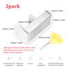 2 Pack Sliding Door Safety Lock - Child Proof Window & Patio Door Lock, No Drill Easy Install, Baby Safety Guard Lock for Closet & Windows view 2