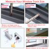 2 Pack Sliding Door Safety Lock - Child Proof Window & Patio Door Lock, No Drill Easy Install, Baby Safety Guard Lock for Closet & Windows view 3