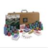 Bullets Playing Cards | Professional Poker Set Silvio | 500 Ceramic Poker Chips (10 g) with Premium Carrying Case  Casino Poker Set for Texas Holdem view 2
