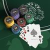 Bullets Playing Cards | Professional Poker Set Silvio | 500 Ceramic Poker Chips (10 g) with Premium Carrying Case  Casino Poker Set for Texas Holdem view 4