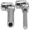 2Pcs Vgoohobby Universal Drive Shaft RC Crawler Driveshaft Compatible with Traxxas TRX4 Axial SCX10 AXI03007 Redcat Gen7 RC4WD D90 TF2 1/10 RC Crawler Car (Silver,94-119mm) view 4