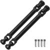 2Pcs Vgoohobby Universal Drive Shaft RC Crawler Driveshaft Compatible with Traxxas TRX4 Axial SCX10 AXI03007 Redcat Gen7 RC4WD D90 TF2 1/10 RC Crawler Car (Black,119-159mm) view 1