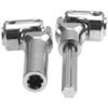 2Pcs Vgoohobby Universal Drive Shaft RC Crawler Driveshaft Compatible with Traxxas TRX4 Axial SCX10 AXI03007 Redcat Gen7 RC4WD D90 TF2 1/10 RC Crawler Car (Silver,84-102mm) view 4