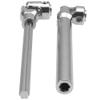 2Pcs Vgoohobby Universal Drive Shaft RC Crawler Driveshaft Compatible with Traxxas TRX4 Axial SCX10 AXI03007 Redcat Gen7 RC4WD D90 TF2 1/10 RC Crawler Car (Silver,129-179mm) view 4