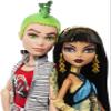 Monster High Booriginal Creeproduction Dolls 2-Pack, Cleo De Nile & Deuce Gorgon Collectible Reproductions with Doll Stands, Diaries & Pets view 3