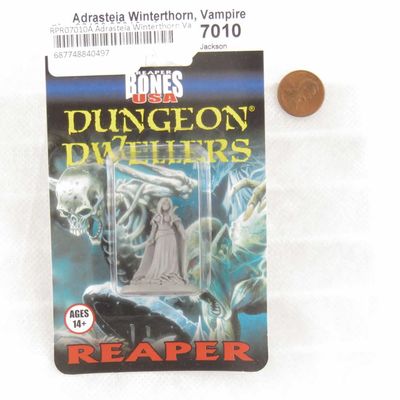 Adrasteia Winterthorn Vampiress Miniature 25mm Heroic Scale Figure Dungeon Dwellers Reaper