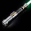 G4E Lightsaber with Bluetooth App, Smooth Swing and Premium Aluminium Hilt with Light Saber Stand and realistic blade plug. 16 Light Saber Sound Modes and Infinite RGB Colour Change. Skywalker view 1