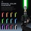 G4E Lightsaber with Bluetooth App, Smooth Swing and Premium Aluminium Hilt with Light Saber Stand and realistic blade plug. 16 Light Saber Sound Modes and Infinite RGB Colour Change. Skywalker view 3