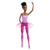 Barbie Ballerina Doll, Brunette Fashion Doll Wearing Purple Removable Tutu, Posed with Ballet Arms & en Pointe Toe Shoes view 1