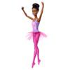 Barbie Ballerina Doll, Brunette Fashion Doll Wearing Purple Removable Tutu, Posed with Ballet Arms & en Pointe Toe Shoes view 3