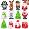 AMOR PRESENT 12PCS Christmas Wind Up Stocking Stuffers, Christmas Wind Up Toys Set Pull Back Cars Jumping Walking Toys for Goodie Bag Fillers Party Favors view 1