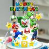 14Pcs Super Bros Cake Topper for Birthday Party Decoration, Super Brother Birthday Party Supplies- Fun Kid's Party Cupcake Decoration! view 3