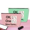 3Pcs Mahjong Bag Mahjong Lover Gift Makeup Bag Funny Retirement Gifts for Her Mahjong Girl Cosmetic Bag Mahjong Player Gift Gambling Gifts for Women Grandma Mother Birthday Christmas Gift Travel Pouch view 4