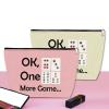 3Pcs Funny Mahjong Bag Mahjong Lover Gift Makeup Bag Retirement Gifts for Her Mahjong Girl Cosmetic Bag Mahjong Player Gift Gambling Gifts for Women Grandma Mother Birthday Christmas Gift Travel Pouch view 4