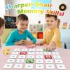 Aizweb Feelings Emotions Match Game,Memory Game,Social Emotional Learning Activities,Toddler Baby Flash Cards,Calm Down Corner Supplies,Educational Toys for Pre K Preschool Kindergarten Autism ADHD view 3