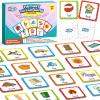 Aizweb CVC Word Match Game - 60 Pc Toddler Card Games for Kids Ages 3-6, Phonics Flash Cards for Preschool & Kindergarten Learning Activities, Educational Toys for Home School Supplies view 1