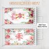 Personalized Fitted Crib Bedding Sheet with Name, 2 Piece Crib Mattress Sheets for Baby Boys Girls, Mini Nursery Pink Crib Sheet Gift for 0-12 Months Baby view 3