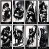 Dark Kingdom Tarot Cards Deck. Black and White Fortune Telling and Divination Cards view 2