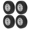 4pcs Plastic Rubber Tire RC Toy Accessory Upgrade Parts Fit for WPL1/10 Drift Truck D12 Modification Accessories view 1