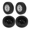 4pcs Plastic Rubber Tire RC Toy Accessory Upgrade Parts Fit for WPL1/10 Drift Truck D12 Modification Accessories view 4