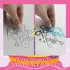 10 PCS Silver Happy Birthday Acrylic Cake Toppers Mirrored Side Cake Decorations Inserts 10 Styles view 3