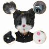 GREUS Halloween Full Face Cat Mask Realistic Plush Cat Costume Mask Animal Cosplay Masks for Men Women view 4