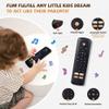 Baby TV Remote Toy - Realistic Play Remote toy with Lights and Sounds, 3 Languages (English, Spanish & French), Learning Musical Toys, Preschool Infant Boys Girls Toys Gift for 1 2 Year Old, Black. view 2