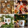 100 Pcs Christmas Stickers Non-Repeating Retro Santa Claus Stickers Christmas Decoration,Waterproof Holiday Sticker for Scrapbook,Cards,Junk Journals, Laptop,Water Bottles (Santa 100 Pcs) view 3