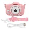 Children Mini Camera, 12MP ABS Silicone Mini Cartoon Kitty Digital Camera Toy with Double Camera for Kids () view 1