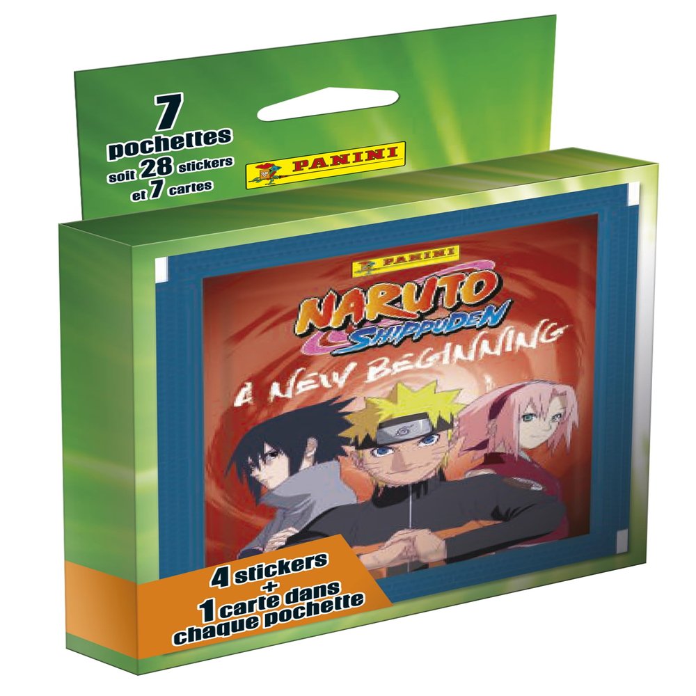 Panini Naruto Shippuden 2-Un Nouveau Start Blister Pack of 7 Cases 004628KBF7